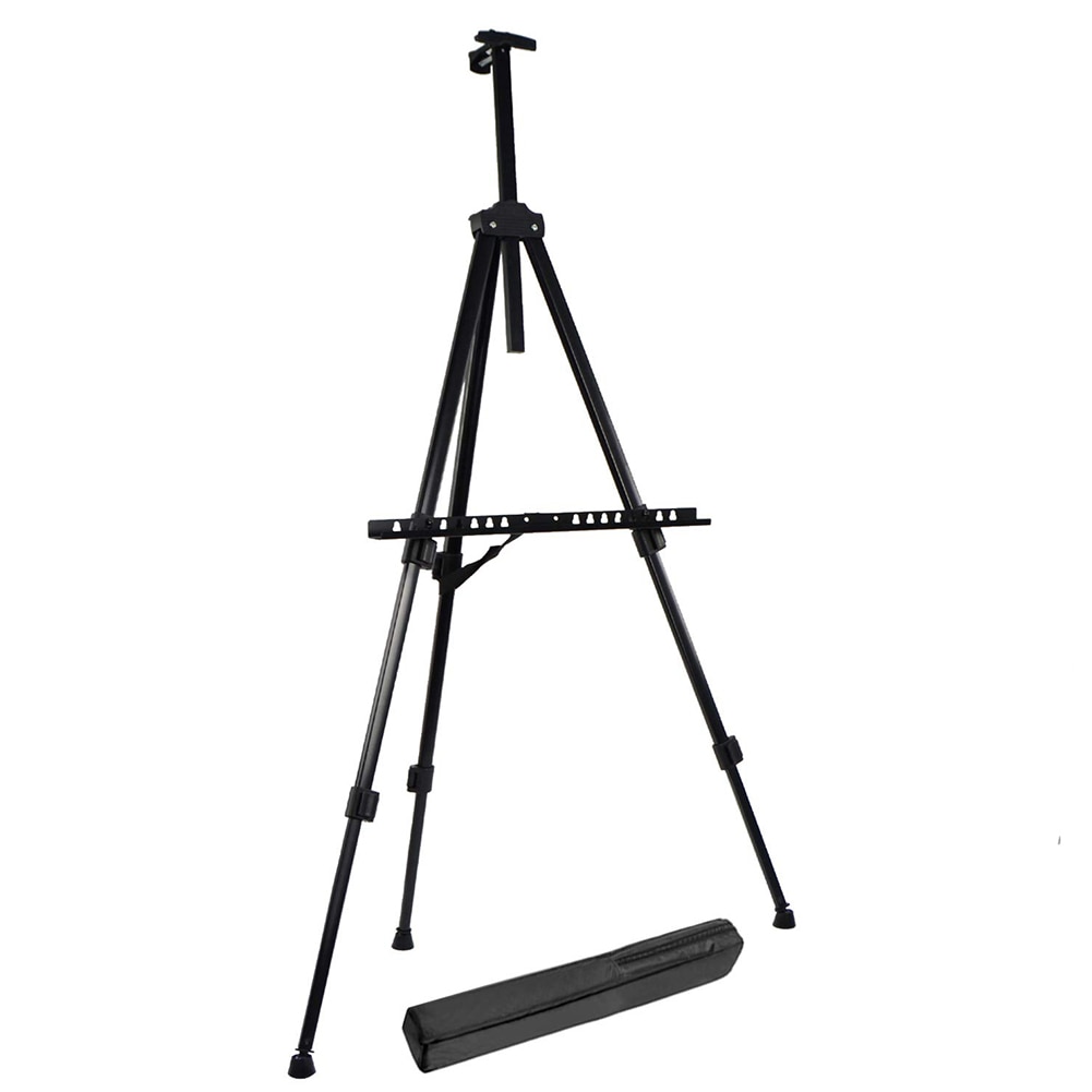 Adjustable Height Metal Tripod Display Telescopic Folding Portable Students Stand Board Travel Painting Easel Art Craft Supplies