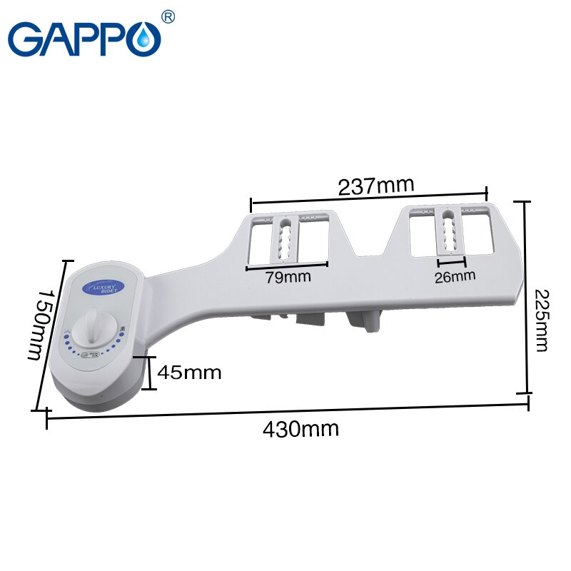 GAPPO Toiletbrillen bidet verwarmde toilet seat cover eenvoudige bidet seat Cleaning badkamer Bil Wassen wc cover Y82534
