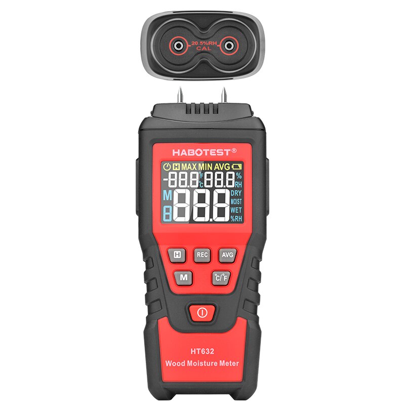 Vochtmeter Digitale Hout Vochtmeter 0-58% Houtbewerking Tester Meetinstrument Mmeter Vochtigheid Vochtmeter Voor Hout