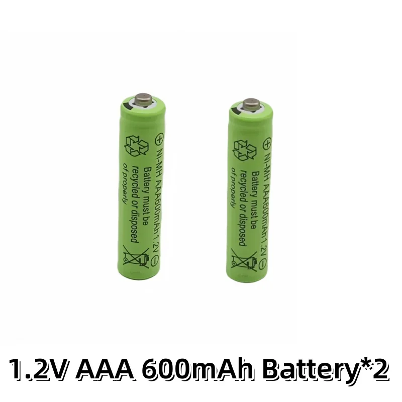 Nowy akumulator AAA 1,2 V 600 mAh Ni-MH akumulator lpega do pilota zabawkowego akumulatory AAA akumulator 1,2 V: SZARY