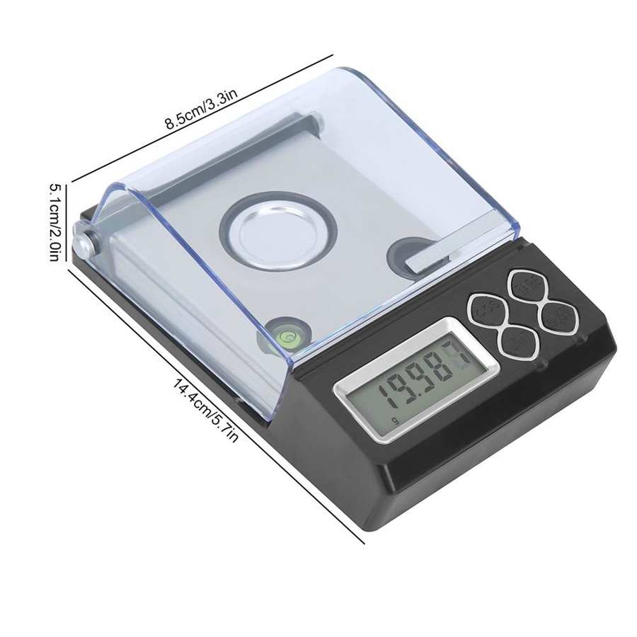 20/30/50g 0.001 Electronic Scales Portable Mini LCD Digital Scale Jewelry Pocket Weight Scales Lab Weight Milligram Scale