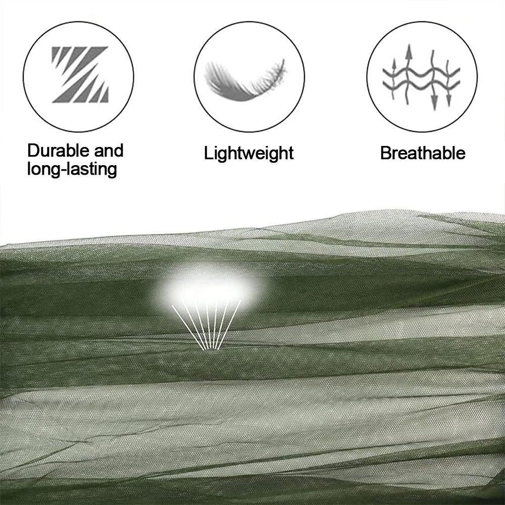 Ademend gaas muggenhoofdnetten Lichtgewicht hoedennet Cover Outdoor Camping Vissen Anti-muggenhoes Insectbestendige hoed