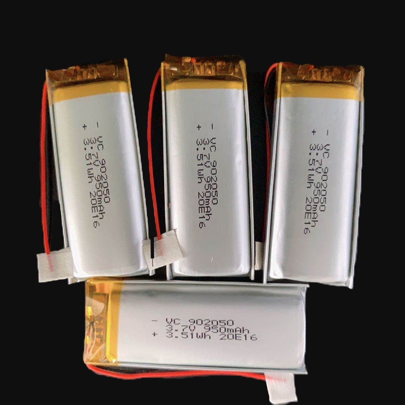 3.7V 300mAh-950mAh polymer built-in BMS for beauty instrument driving recorder MP3 MP4 GPS Bluetooth lithium battery