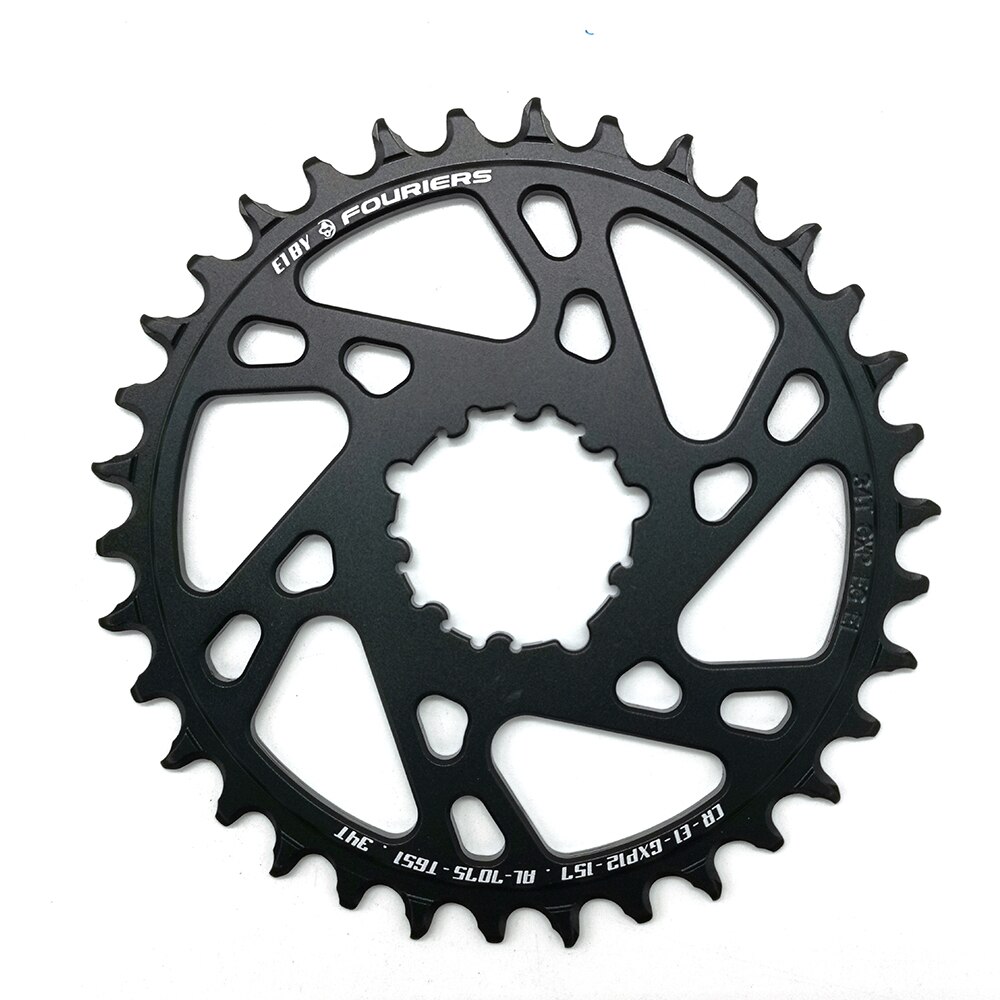 Fouriers mtb fiets enkel kettingblad 0mm offset direct mount boost 157mm voor gxp 12 speed smal breed tanden fiets kettingblad: 34t