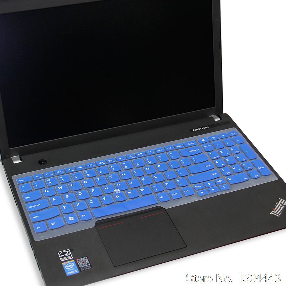 Laptop Keyboard Cover for Lenovo Thinkpad E560 E565 E550 T540P W540 E555 E531 E540 - Ultra-thin Silicone Skin: Blue