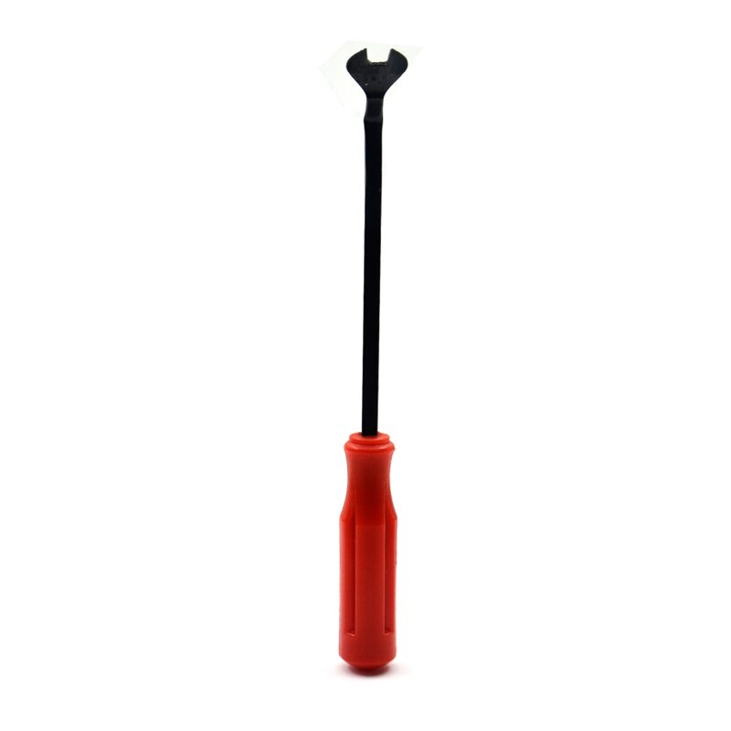 Car Door Interior Trim Clip Panel Upholstery Fastener Clip Remover Tool Screwdriver Nail Puller 6 Inch Red