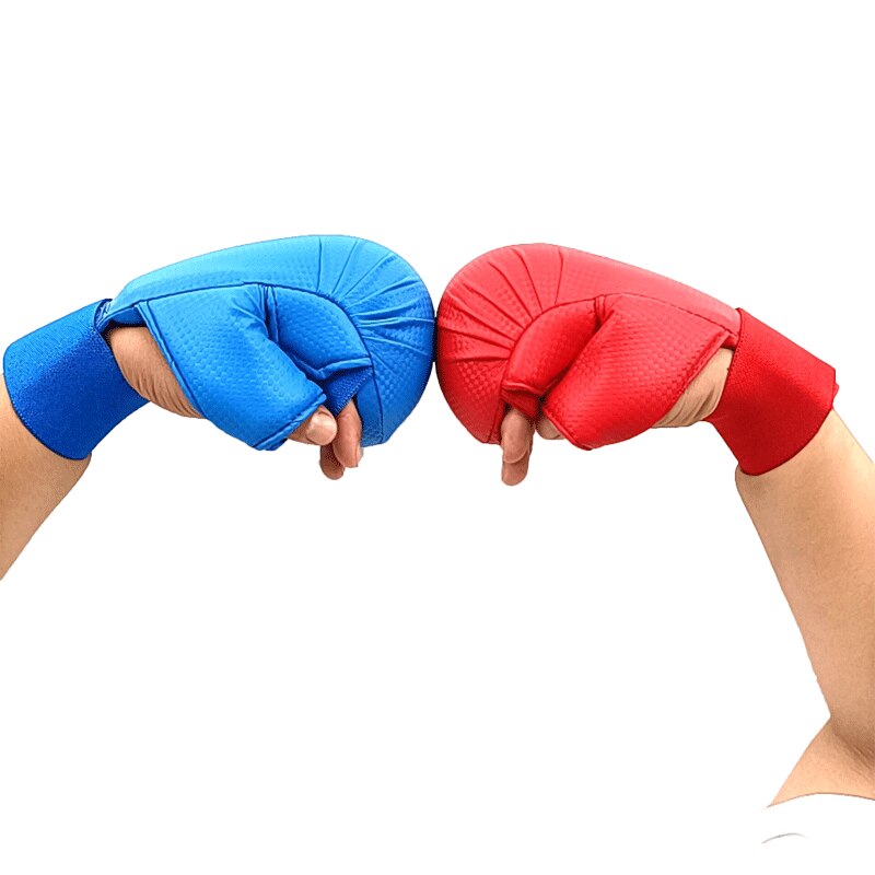 Adults Kids Karate Gloves Children Taekwondo Protector Pads Boxing Gloves Kickboxing WKF karate gloves Training Equipments