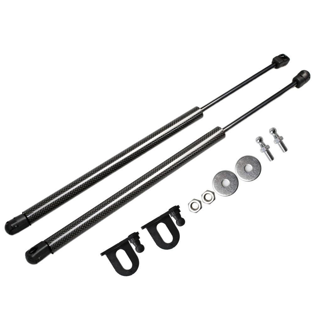 for Nissan Altima (L34) for for Nissan Teana L34 2x Front Hood Bonnet Modify Gas Struts Lift Support Shock Damper: black carbon fiber