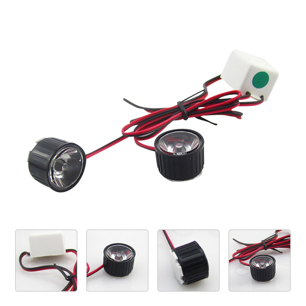 12-80V LED Taillight Brake Lights Red Blue Flashing Taillights for Motorcycle