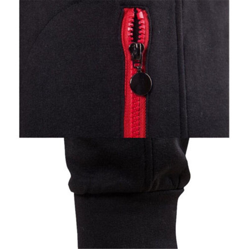 hommes Sport Joggers Hip Hop Jogging Fitness pantalon décontracté poche fermeture éclair pantalon pantalon