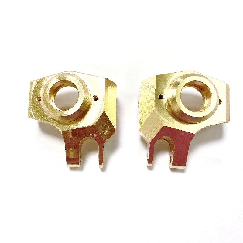 1 Pair Brass Heavy Duty Front Steering Knuckle Cup for 1/10 RC Crawler Axial SCX10 II 90046 Upgrade Parts