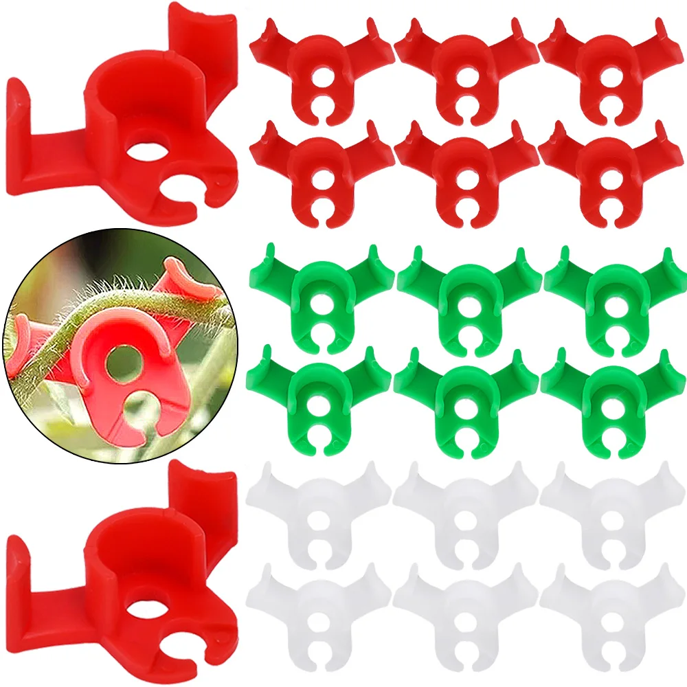 Plant Clamp Bending Device Flower Vine Branches Plant Stem Training Clips Plant Growth Bender Garden Control Support Clamps