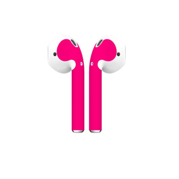 Fijne Huid Sticker Voor Apple Airpods Air Pods Oortelefoon Sticker Oortelefoon Accessoires: Rose Red