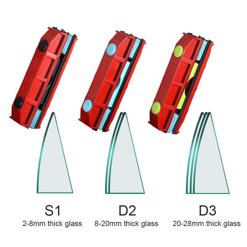 Dobbeltsidet magnetisk vinduespudser glas vinduespudsning vinduesbruser skærm glas rengøringsbørste familie brug rengøringsværktøj