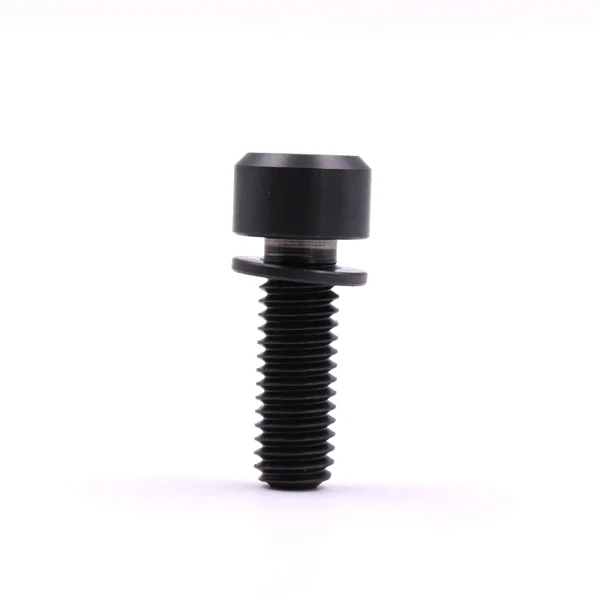 M6x18mm Mountain Road Bicycle Stem Bolt Disc Brake Screws With Concave Gasket Cycling Titanium Alloy Parts: Red