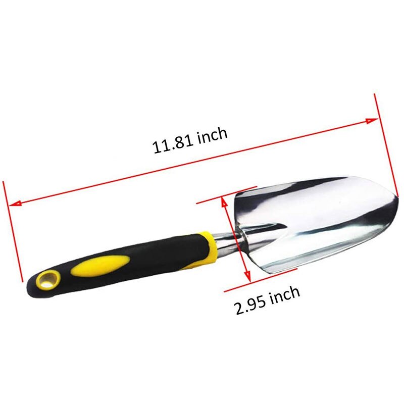 3 Piece Garden Tools Set, Floral Gardening Tools with Hanging Hole -Trowel, Cultivator, Pruning Shear