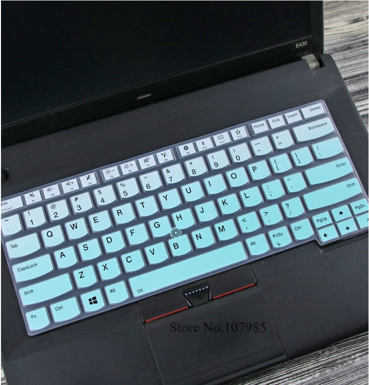 Laptop Keyboard Cover Skins For Lenovo Thinkpad X1 Carbon 14" , ThinkPad X1 Yoga Gen, S2, E465 E470 E470C 14 inch: GradualSkyblue