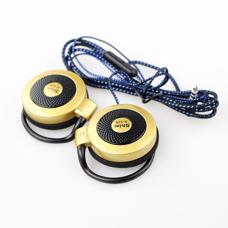 Ohr Haken Kopfhörer Verdrahtete Kopfhörer 3,5mm Super Bass Headset Mit Mikrofon Sport Kopfhörer für iPhone Samsung Xiaomi Huawei