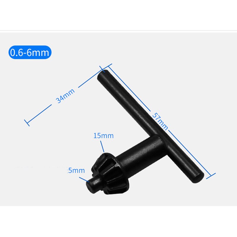Mini Drill Chuck Micro 0.3-4mm Taper Mount Drill Chuck and Wrench Chuck Key Lathe drill accessory: 0.6-6