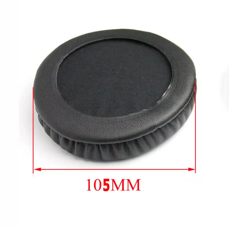 Ersatz-Ohrpolster, Ohrenschützer, ultraweiches Schwammkissen für 50 55 60 65 70 75 80 85 90 95 100 105 mm Kopfhörer, Headset-Ohrpolster: dunkel Orange