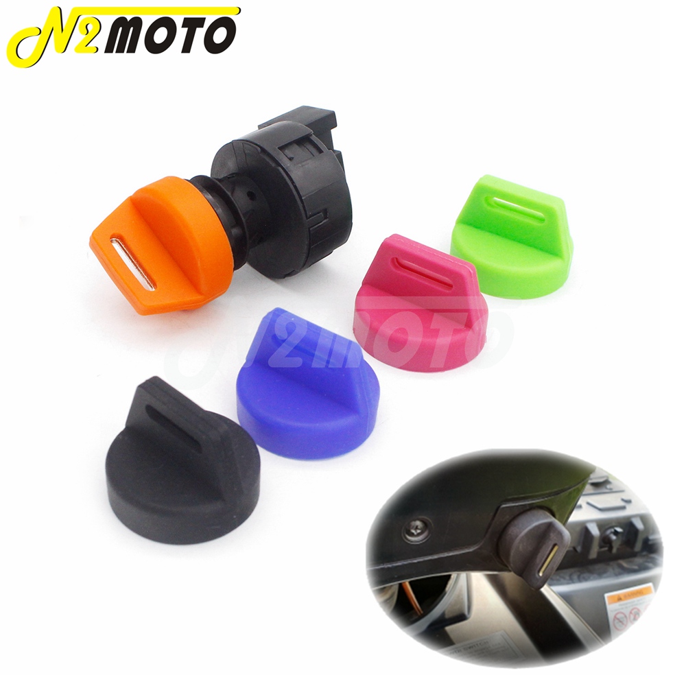 1pcs ATV Ignition Key Cover Keyswitch Rubber Protector For Polaris Sportsman RZR XP1000 900 800 570 Trail Boss Magnum 2000