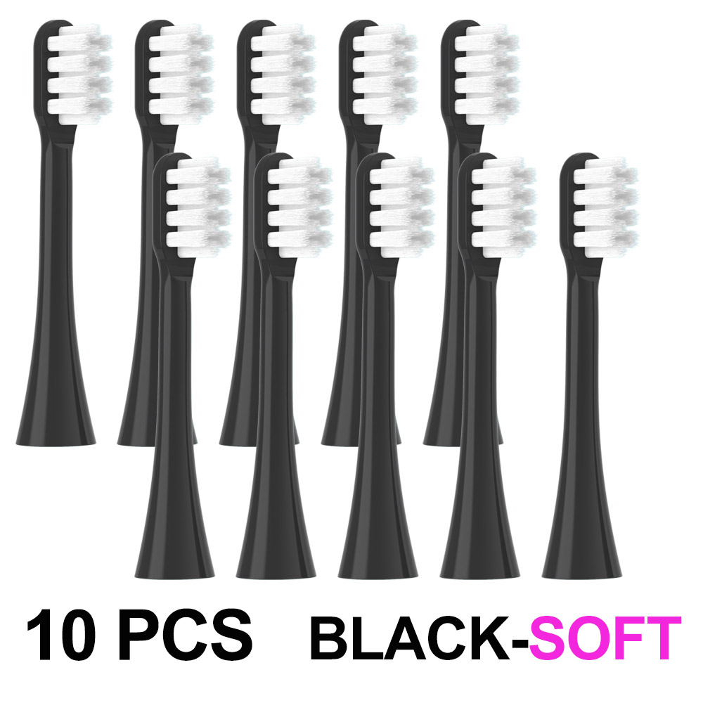 Replacement Toothbrush Heads For SOOCAS All Series X3U/X3pro/X3S/D5/D2 Sonic Electric Toothbrush Soft Bristle Nozzle: Beige