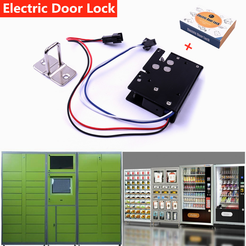 DC12V 3.4A Small Electromagnetic Lock Electric Control Latch Drawer Switch Lock Electronic Lock Smart Cabinet Lock Electric Lock