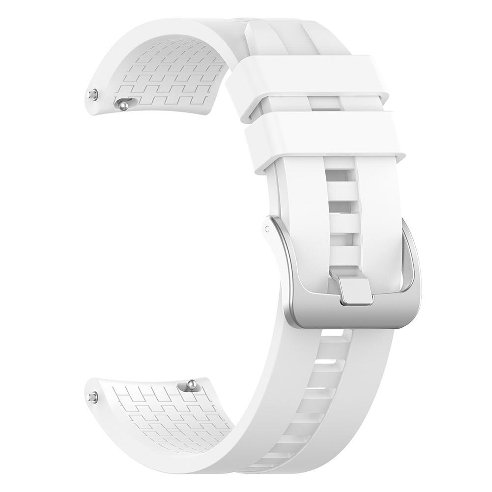 Polsband Vervanging Siliconen Horloge Band Eenvoud Verstelbare Duurzaam Zachtheid Voor Huawei Horloge Gt 2 Gt Honor Magic: WHITE