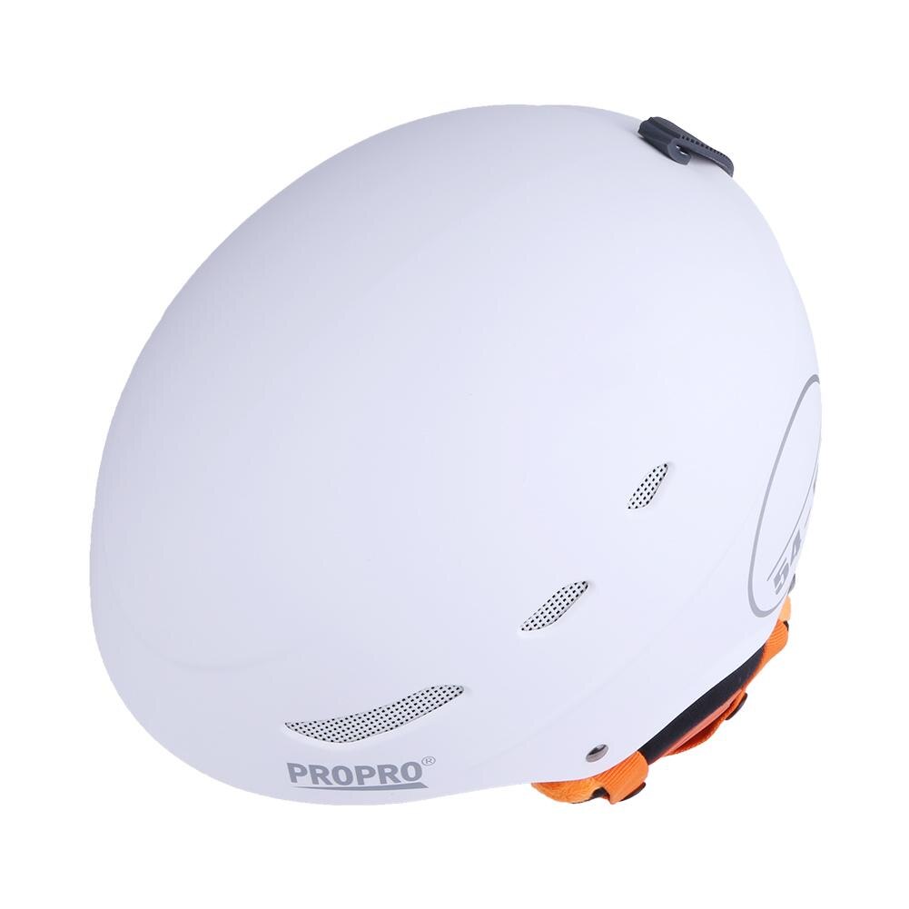 Kask narciarski oddychający Ultralight narciarstwo czapki mężczyźni kobiety kask narciarski dorosły na wolnym powietrzu Sporty Snowboard deskorolka hełm ochronny: biały L