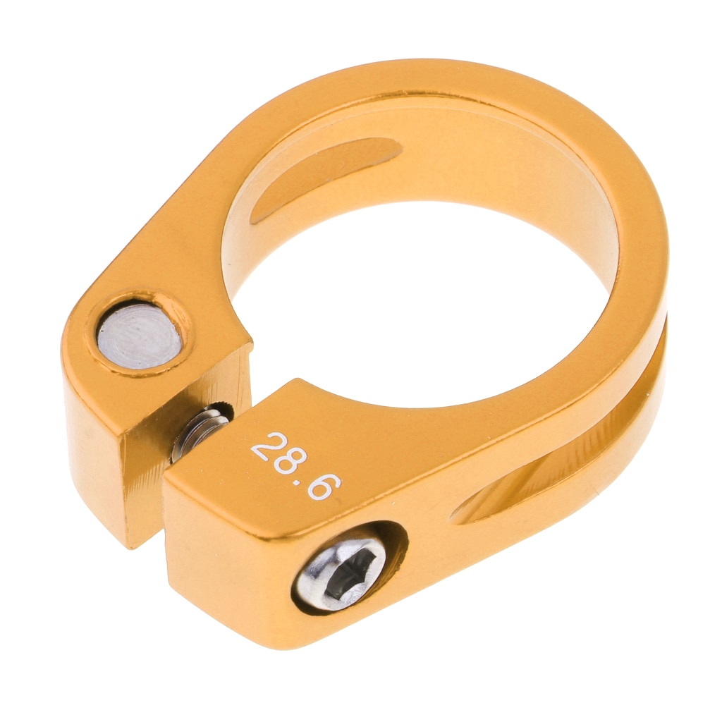 Aluminum Alloy Kids Bike Seatpost Clamp Balance Push Scooter Seat Post Saddle Tube Clip for 25.4/27.2 mm Saddle Tubes for MTB