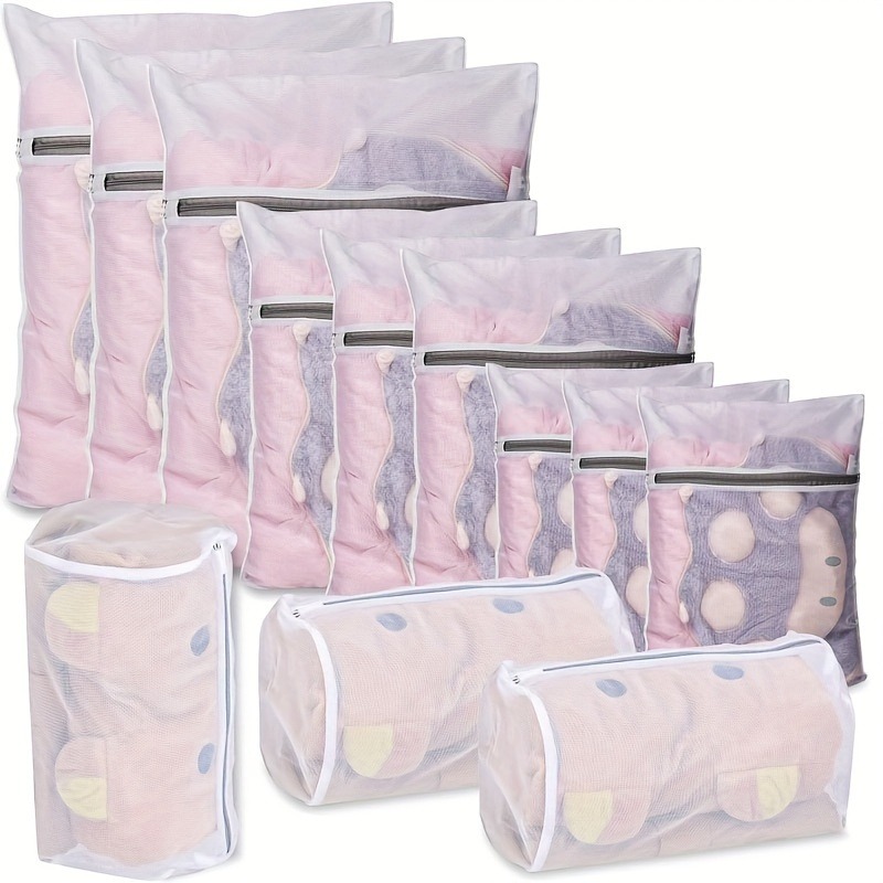 12 stks/set BH & Ondergoed Mesh Waszak Kleding Waszak Beschermen Duurzaam Polyester Reizen Wasorganizer