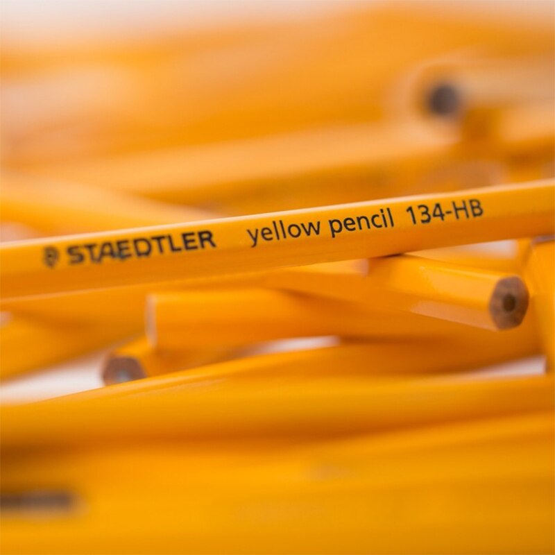 12 stücke STAEDTLER 134 Bleistift Mit Radiergummi Bleistifte Schule Schreibwaren Büro Liefert Zeichnung Skizze Bleistift Schüler Kunst Versorgung HB/2B