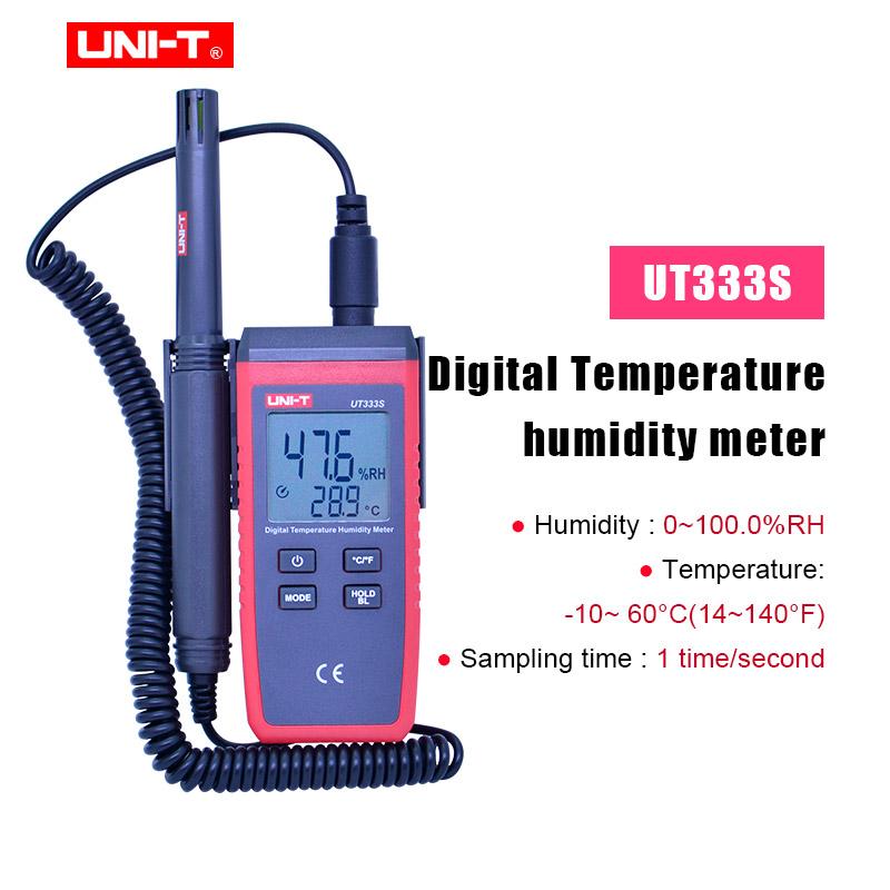 UNI-T UT333S Digital Temperature Humidity Meter/UT... – Grandado