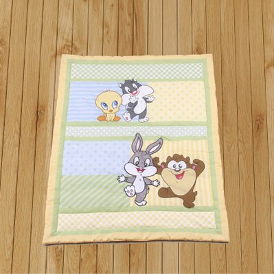 ! cartoon baby beddengoed set ledikant beddengoed set voor meisjes jongens baby dekbed baby quilt: Blauw
