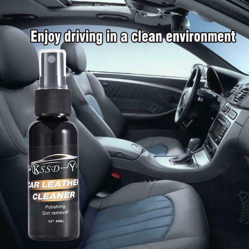 30/50ML Car Interior Leather Cleaner Seat Panel Dashboard Care Cleaner Polish Wax Car Accessory