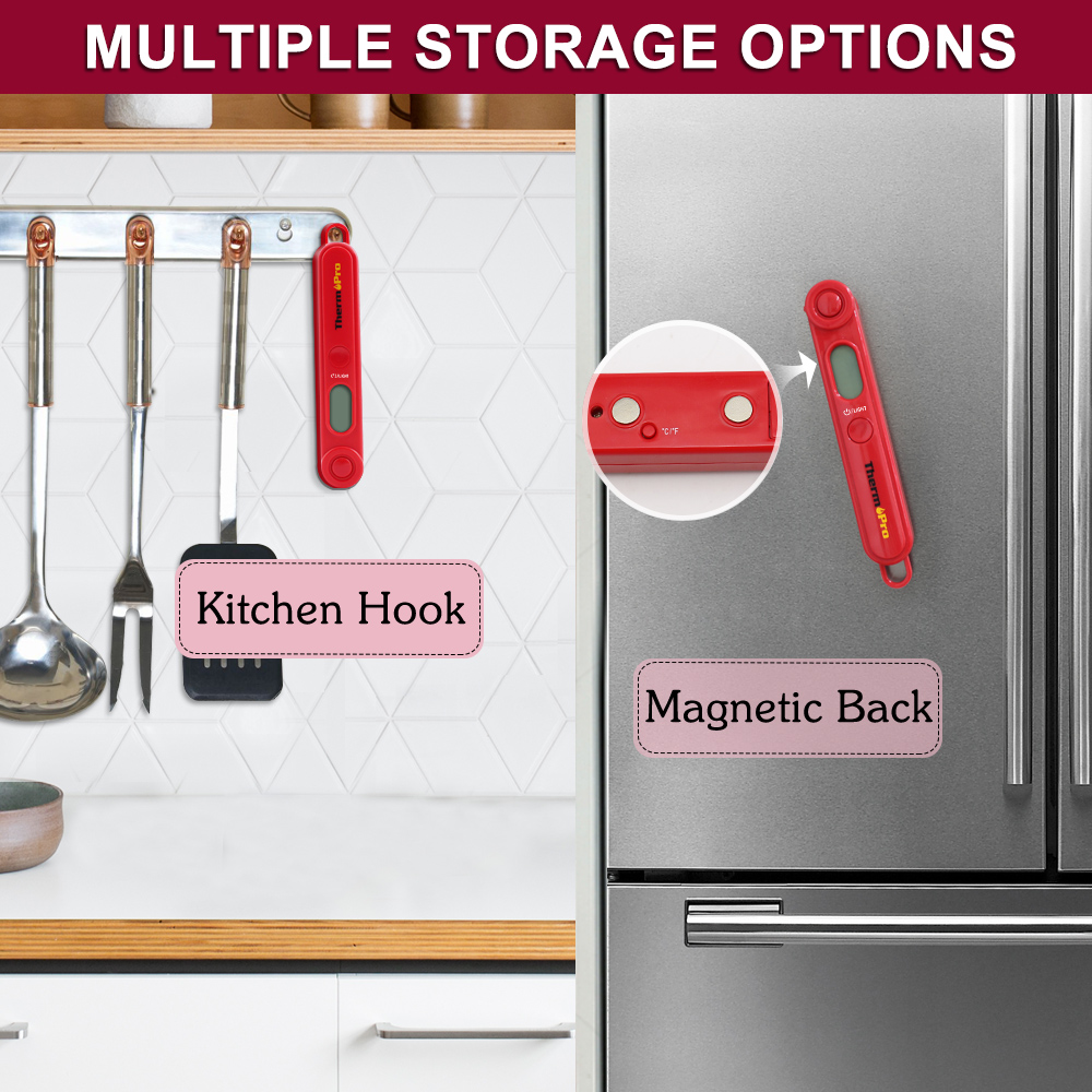 ThermoPro TP-03B Fast Reading Oven Barbecue Thermometer For Meat Digital Kitchen Food Meat Cooking Thermometer Backlight