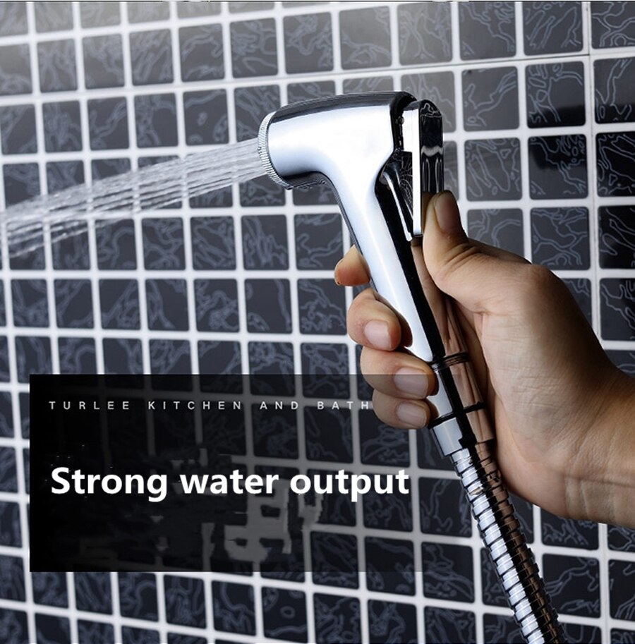 Multifunktionale wc hand bidet wasserhahn bad bidet dusche sprayer messing T adapter 1,5 m schlauch tank süchtig halter einfach installieren