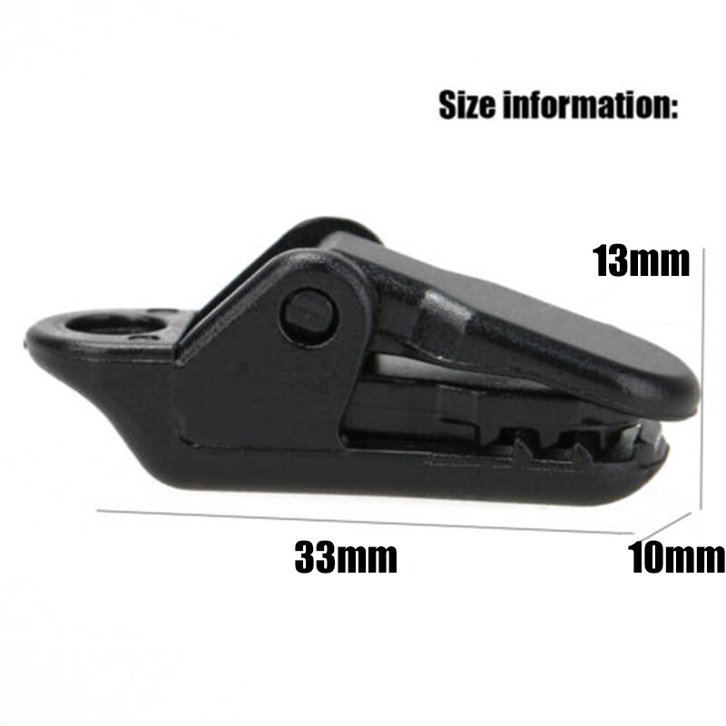 15pcs Tarp Clips Alligator Clamp Hook Camping Tent Holder Canvas Tighten Tool 33*10*13mm for boat covers tents