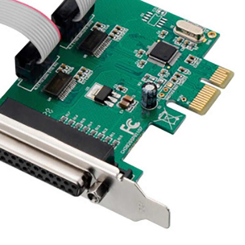 Carte de contrôle PCI-E 2S1P parallèle série RS-232 + LPT, carte d&#39;extension de Port d&#39;impression CH382L pour imprimante PC