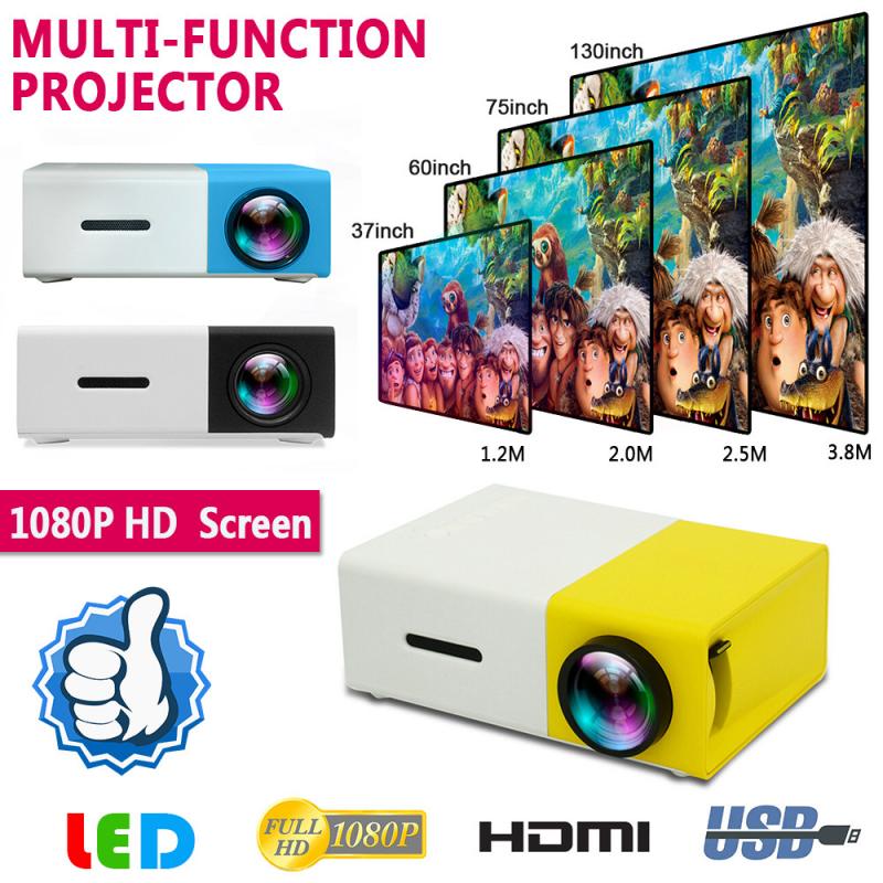 YG300 Pro Mini proiettore a LED 1080P Full HD supportato HD/M USB AV TF lettore multimediale domestico portatile