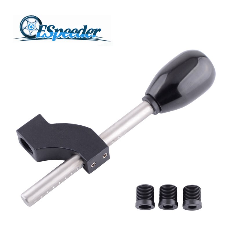 ESPEEDER Adjustable Shift Lever Extender Short Shifter Quick Shifter Extension Adapter Kits M10X1.5 Gear Shift Knob Universal