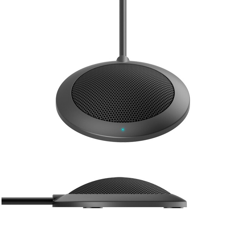 Usb-kontakt dator bordsskiva omnidirectional kondensor gräns konferens mikrofon för inspelning, spel, skype, voip samtal