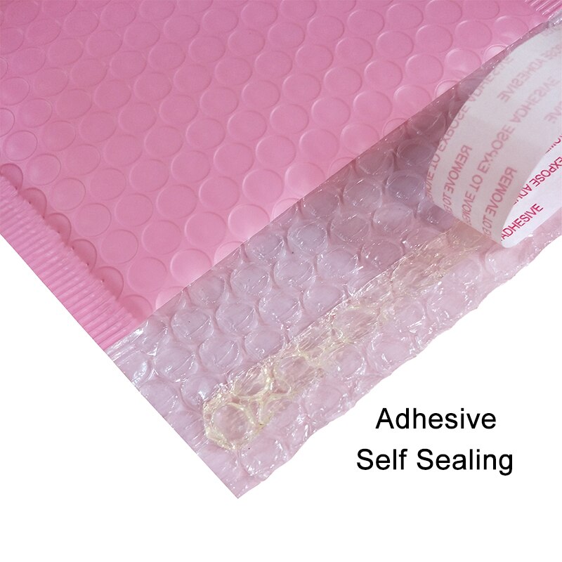 50PCS Light Pink Poly Bubble Mailer Padded Envelope self seal mailing bag bubble envelope envelope