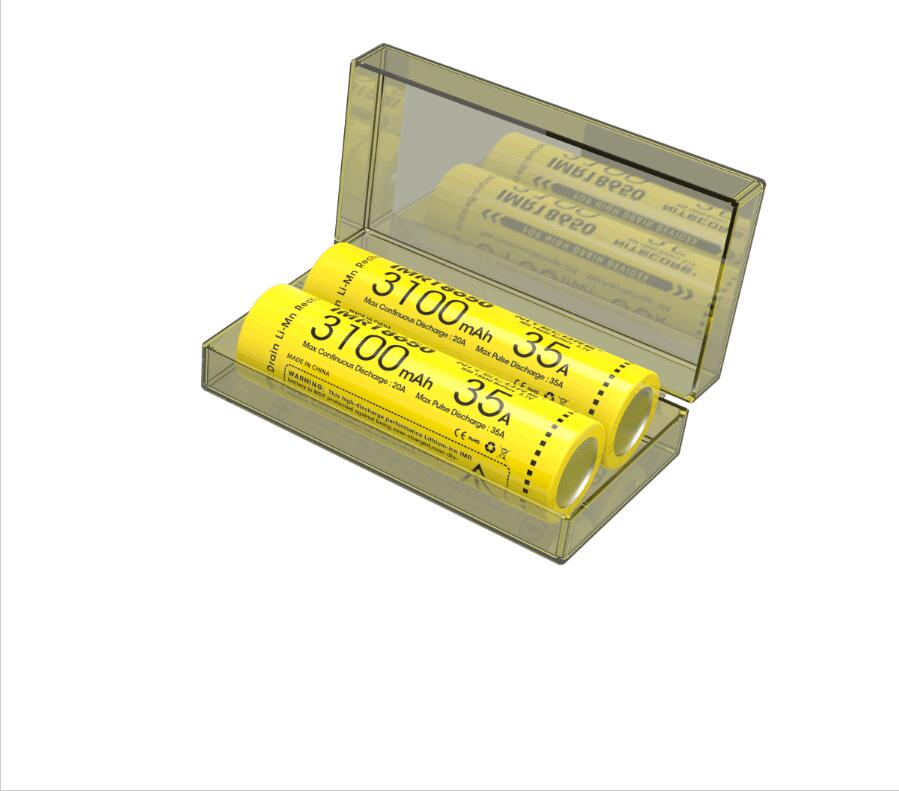 2 stücke NITECORE IMR 18650 li-ion batterie 3100mAh 35A 3,7 v Hohe Ablauf Batterie