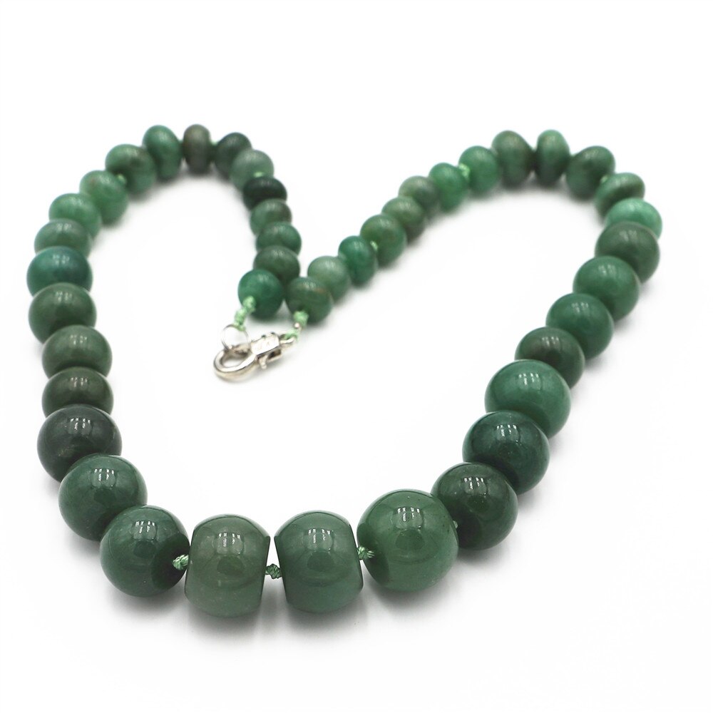 Popular Necklace Natural Crystal Jointed Malachite Tiger Eye Round Beads for DIY Handmade Jewelry Making, Necklaces, Necklaces: 9