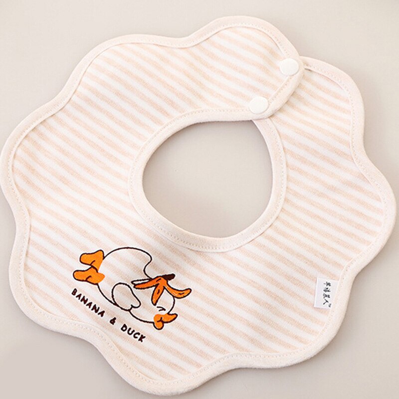 Baby Slabbertjes - Cartoon Dieren - Waterdicht Katoen - Unisex Peuter Voeding