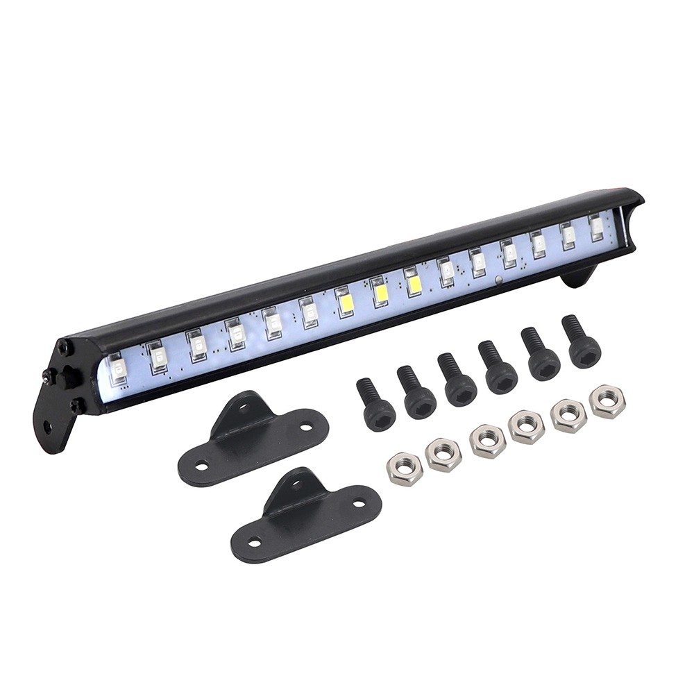 Barre lumineuse Led pour toit de voiture Rc, projecteur 53-149mm pour 1/10 Trxxas Trx4 Defender Trx6 G63 Axial Scx10 D90 Rgt Yikon chenille