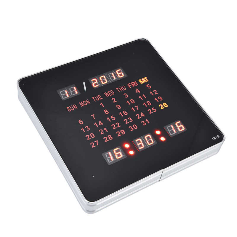 Digital Wall Clock Digital Wall Calendar Double Ha... – Grandado
