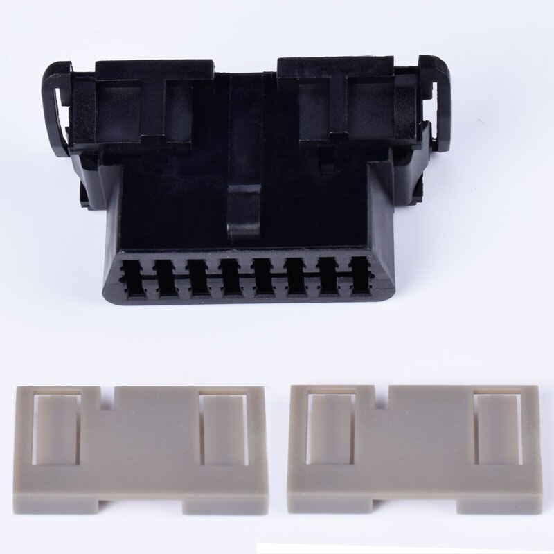 Auto Obd Diagnose Stekker Met Kabel Vrouwelijke Voeding Test OBD2 16Pin Vrouwelijke Connector Voor Toyota Kia Vw