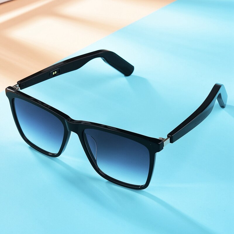 Smart Glasses Intelligent Bluetooth 5.0 Eyewear TWS Wireless Music auricolari occhiali da sole con lenti polarizzate anti-blu